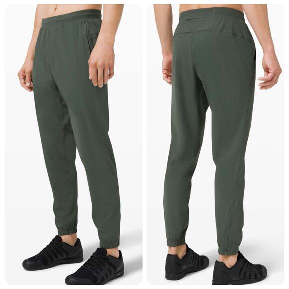 Lululemon Mens Surge Jogger Size S Green Performance Athleisure Stretch Gym - Picture 1 of 11